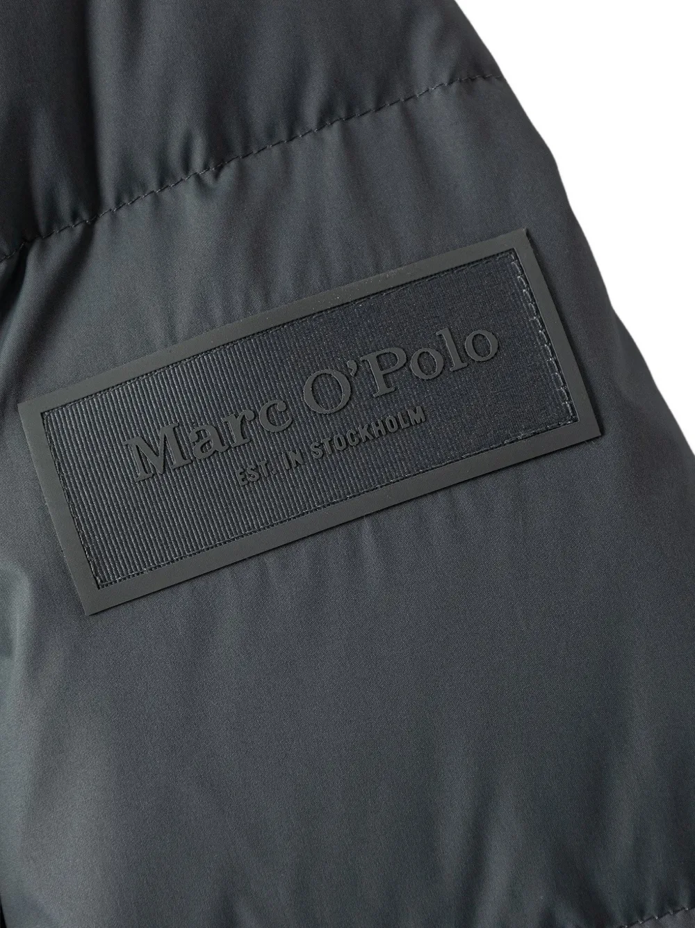 Marc O'Polo hooded padded coat Grijs