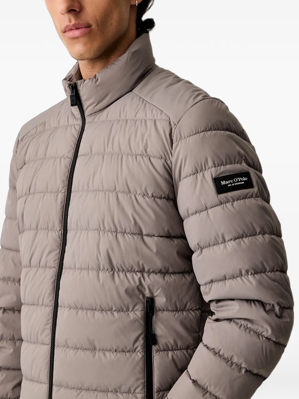 Marc O'Polo quilted puffer jacket Grijs