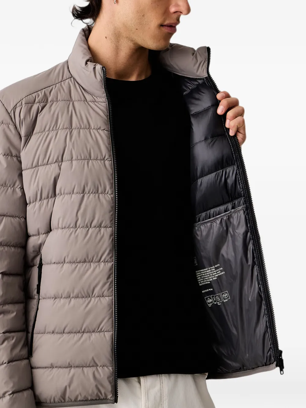 Marc O'Polo quilted puffer jacket Grijs