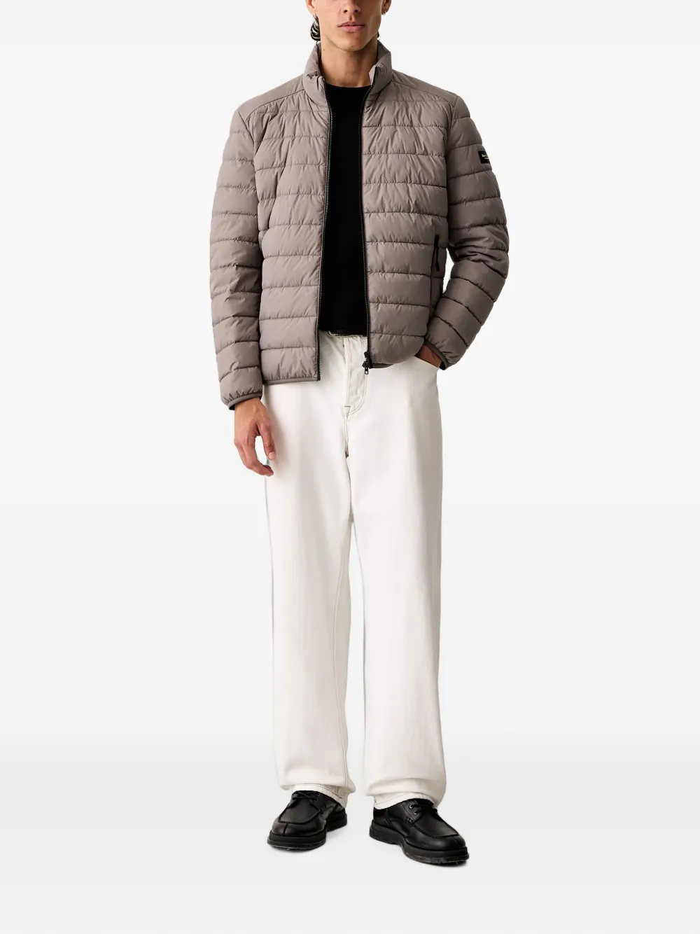 Marc O'Polo quilted puffer jacket Grijs