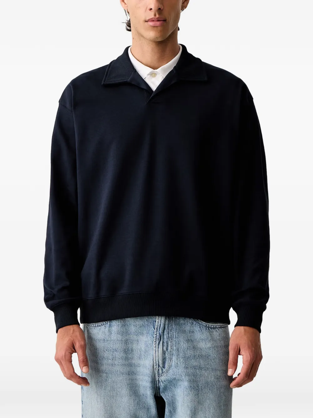 Marc O'Polo スプレッドカラー セーター | ブルー | Image 1