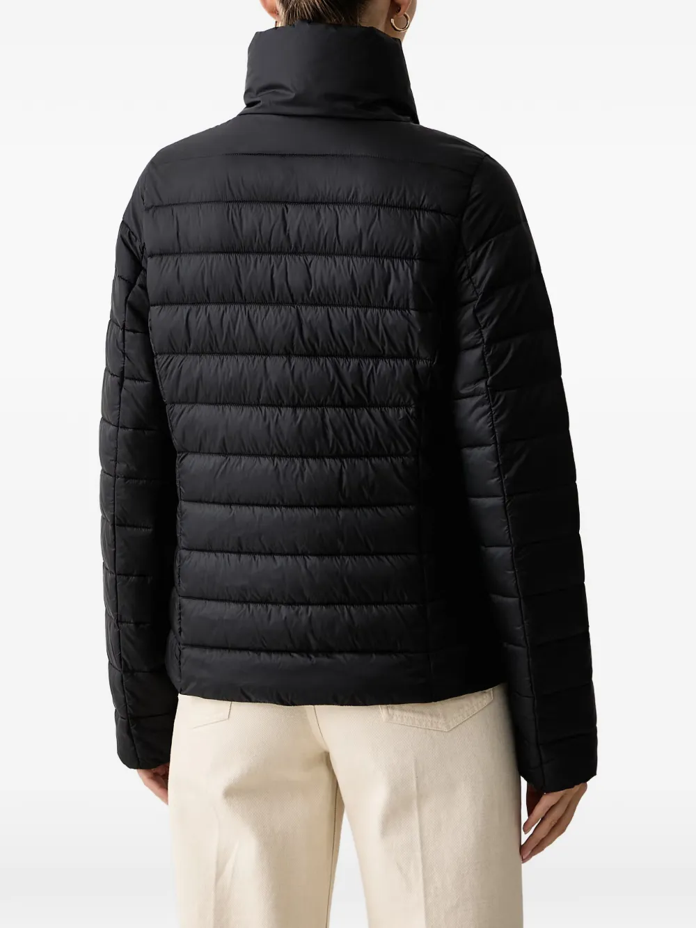 Marc O'Polo high-neck puffer jacket Zwart