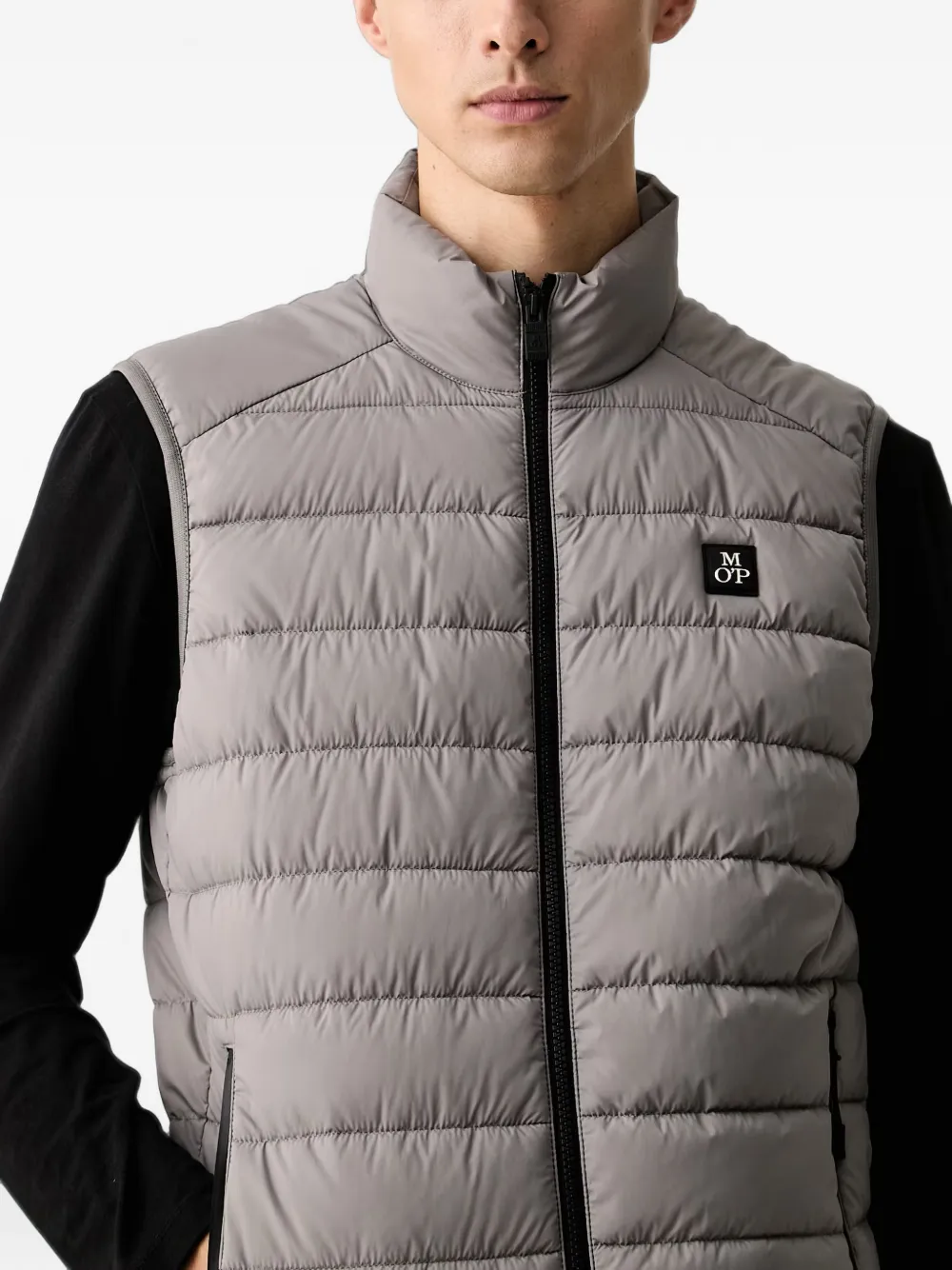 Marc O'Polo quilted gilet Grijs