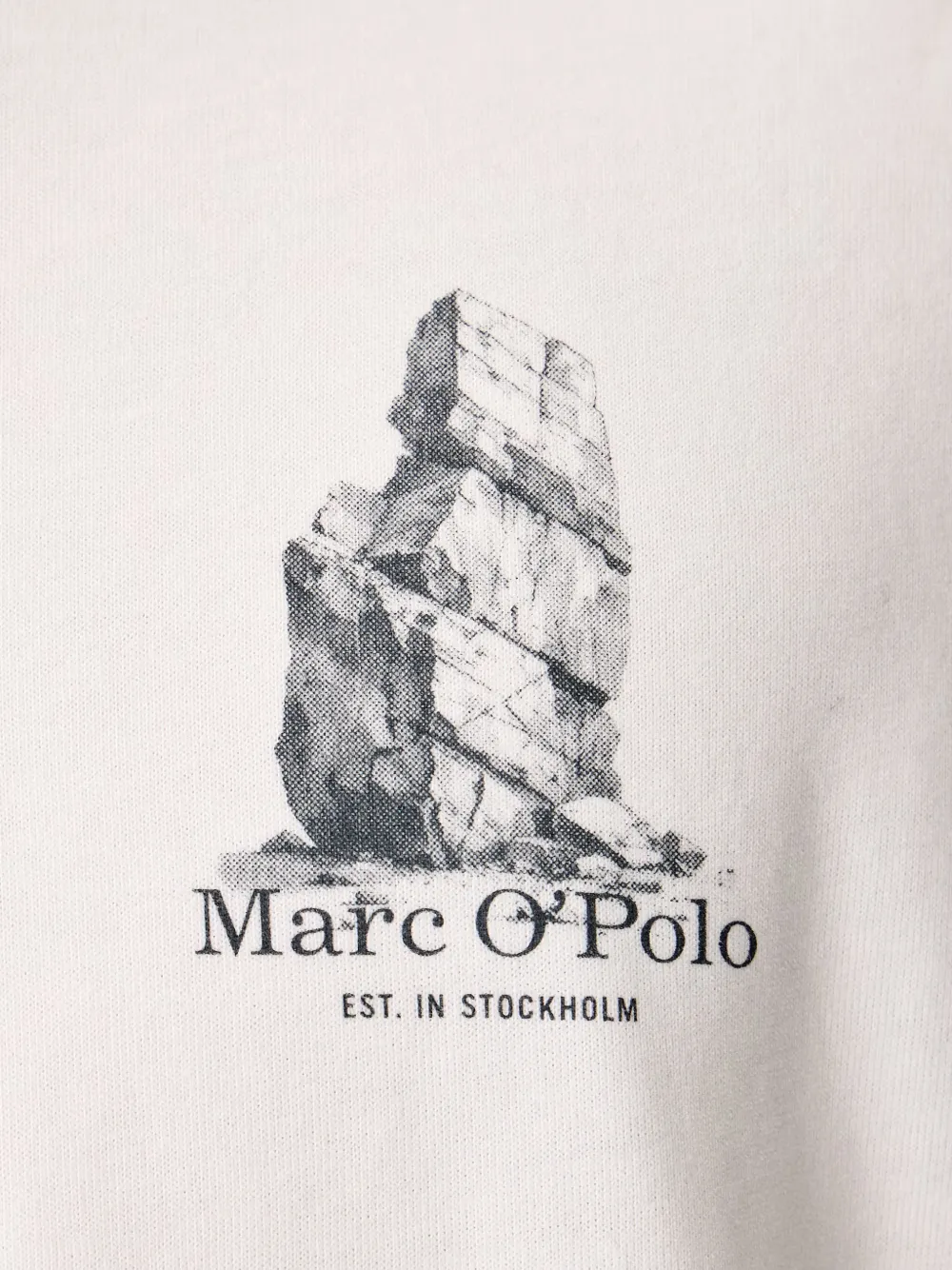 Marc O'Polo graphic-print T-shirt Beige