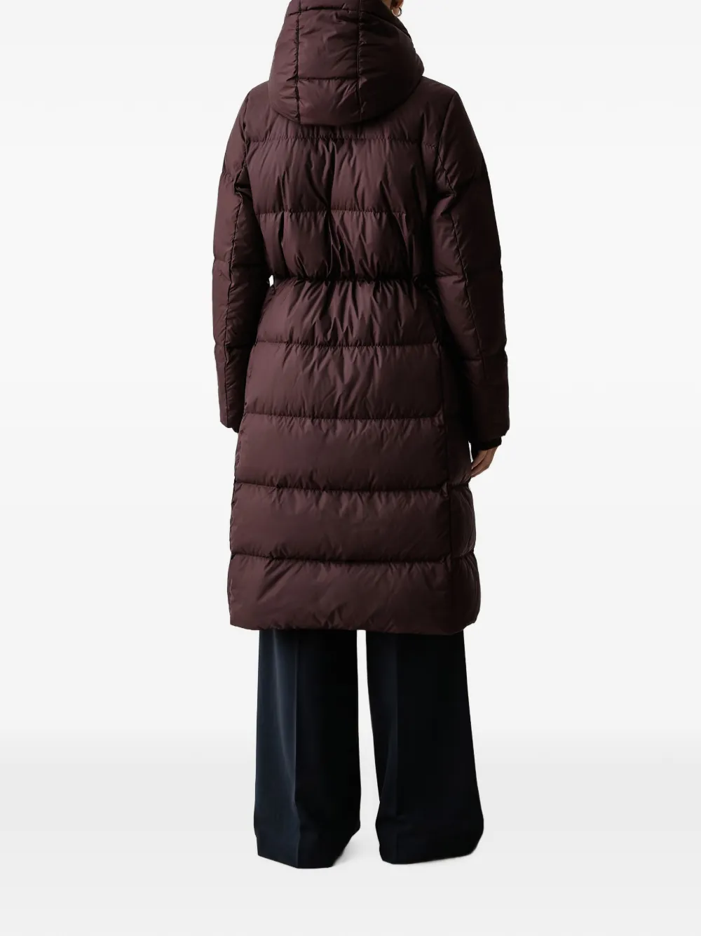 Marc O'Polo Oversized gewatteerde jas met capuchon Rood