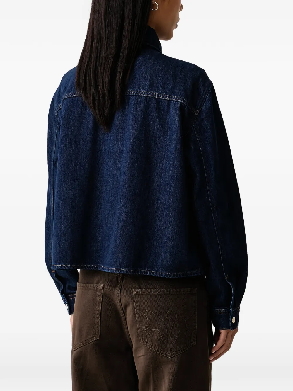 Marc O'Polo Denim blouse Blauw