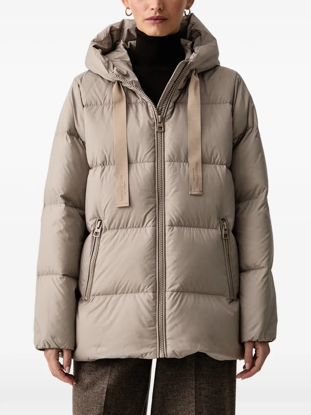 Marc O'Polo quilted hooded jacket