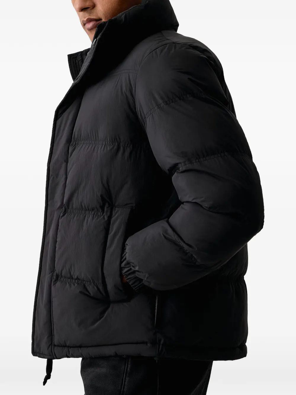 Marc O'Polo quilted puffer jacket Zwart