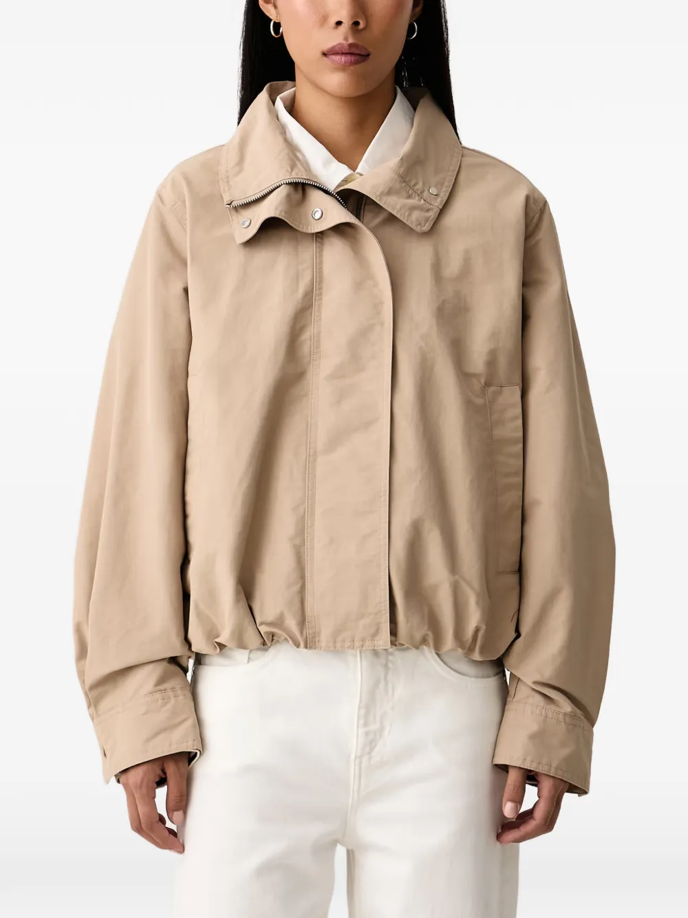 Marc O'Polo high-neck zip-up bomber jacket