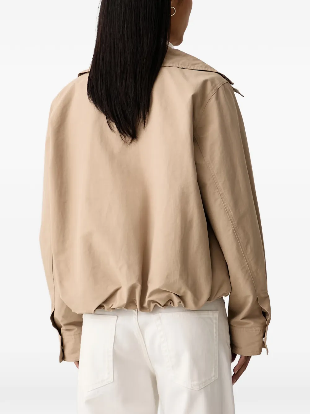 Marc O'Polo Bomberjack met hoge hals Beige