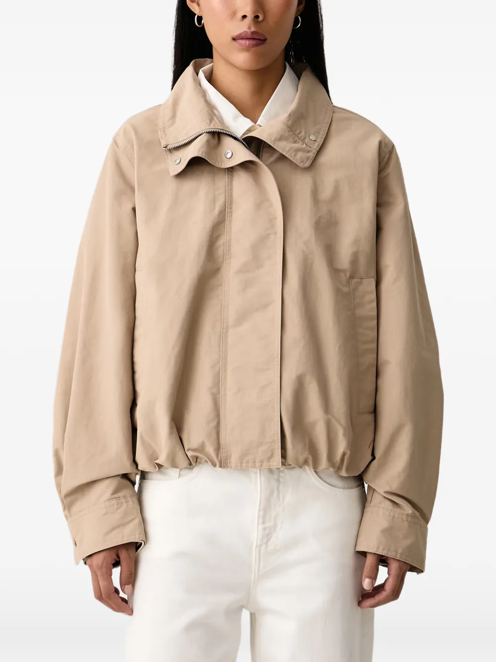 Marc O'Polo high-neck zip-up bomber jacket