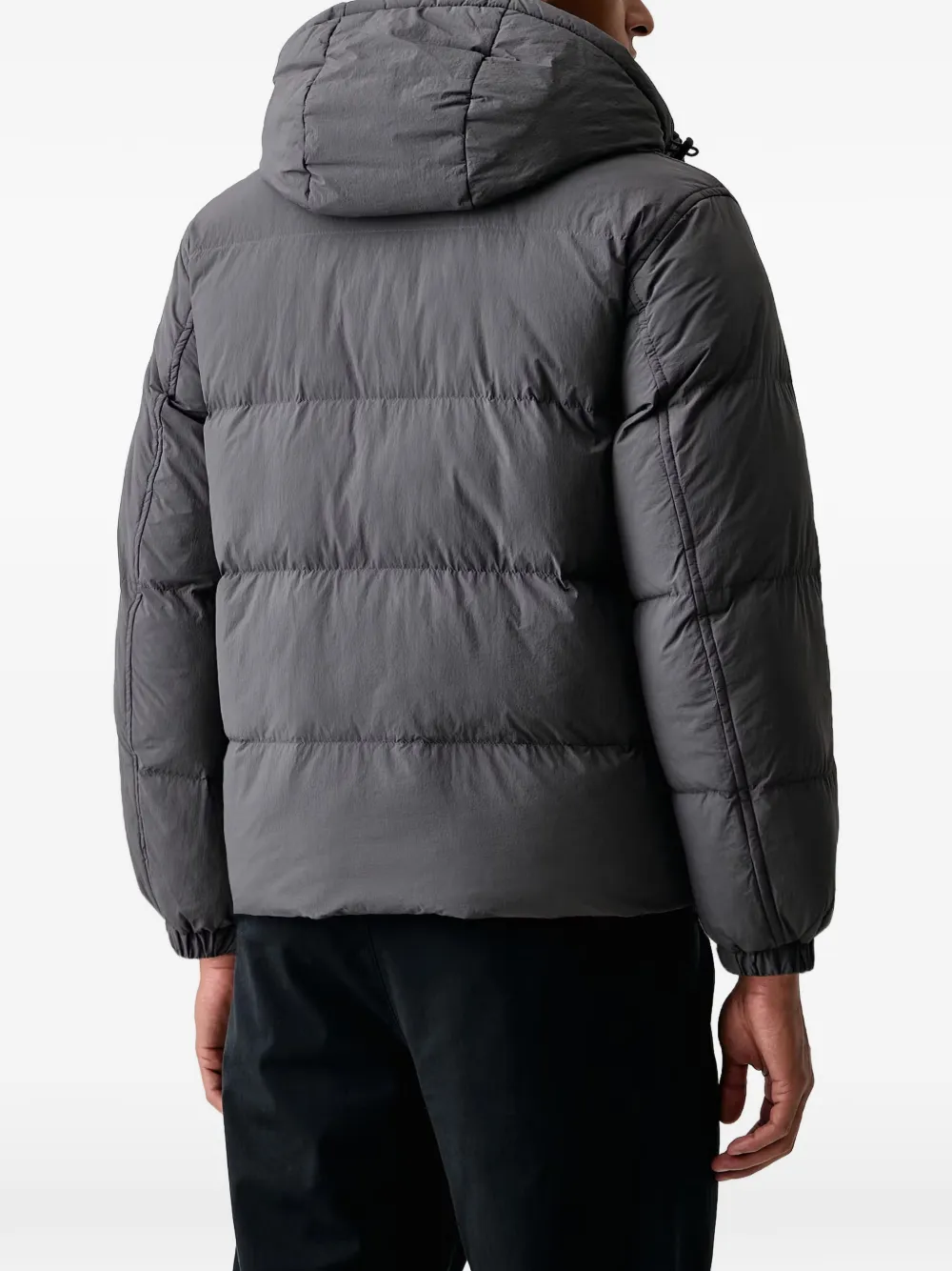 Marc O'Polo hooded quilted jacket Grijs