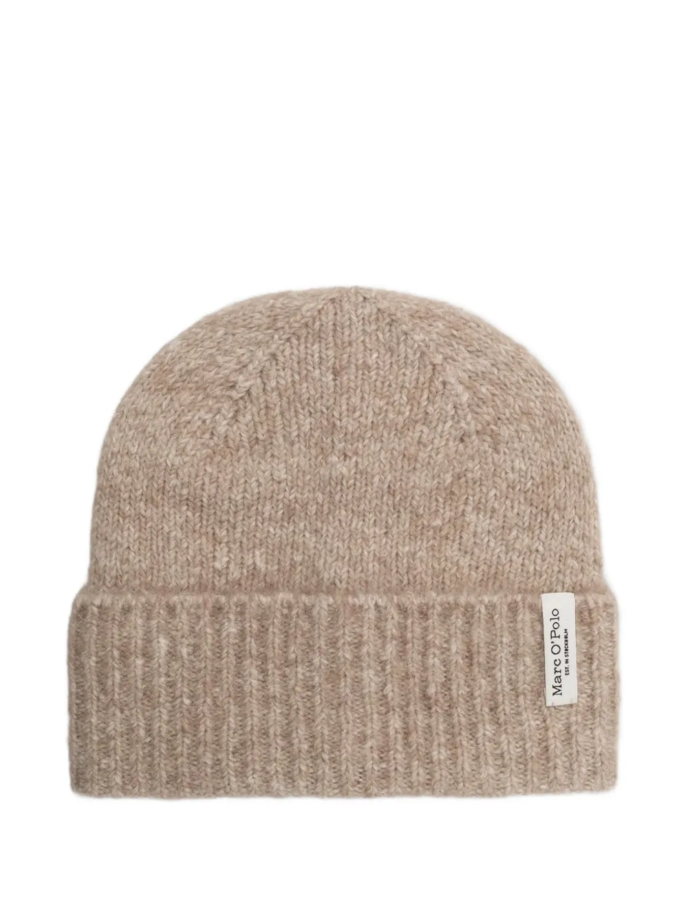Marc O'Polo bonnet en maille côtelée - Tons neutres Marc O'Polo bonnet en maille côtelée - Tons neutres