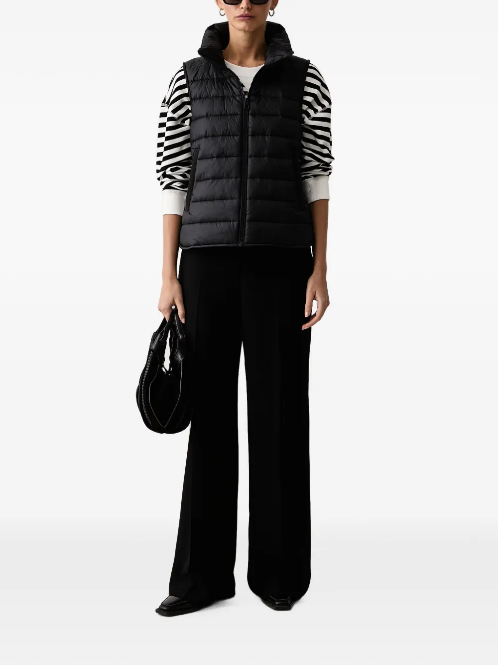 Marc O'Polo quilted gilet Zwart