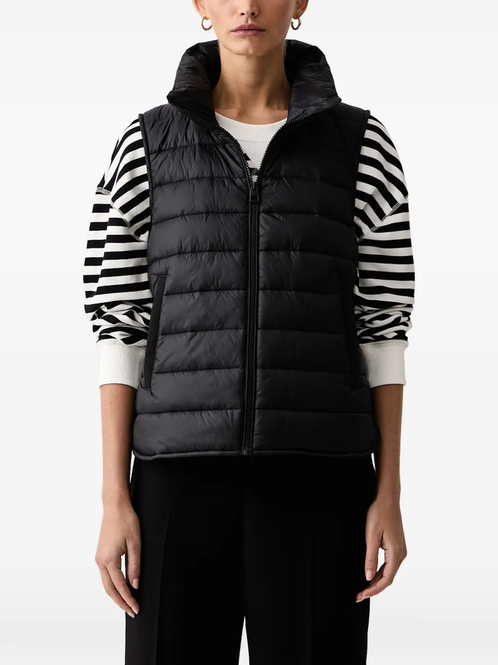 Marc O'Polo quilted gilet - Nero