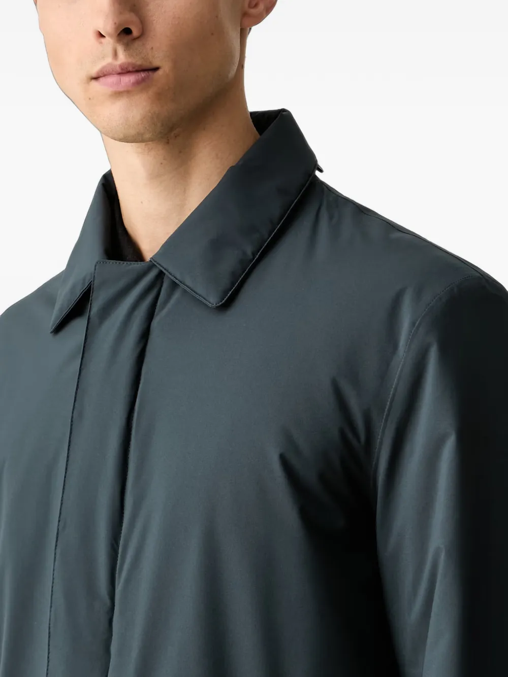Marc O'Polo Regenjas met capuchon Blauw