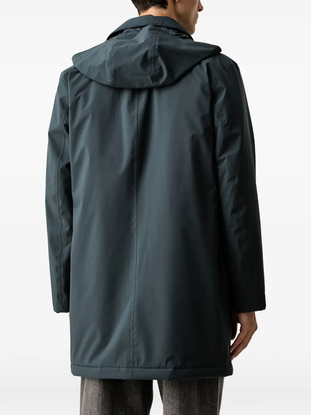 Marc O'Polo Regenjas met capuchon Blauw