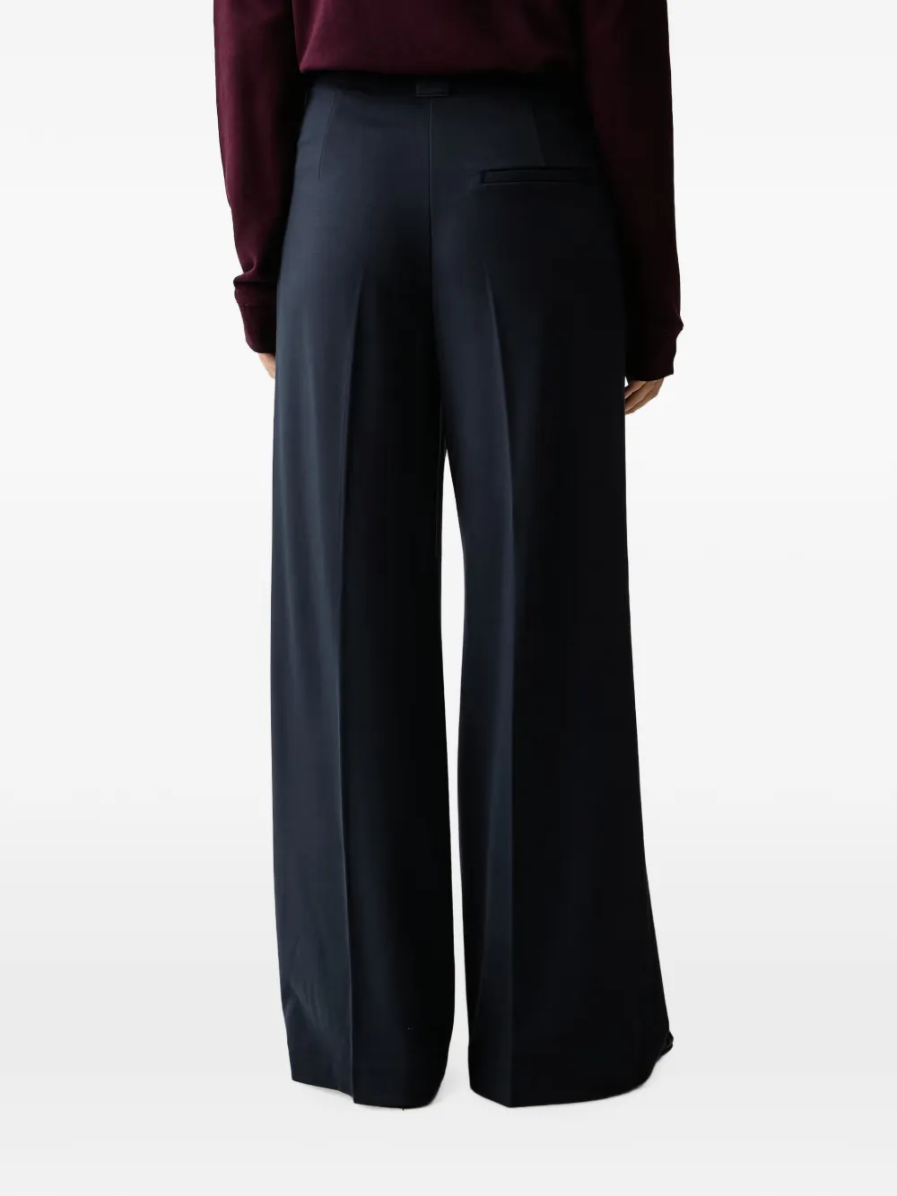 Marc O'Polo Straight plooibroek Blauw