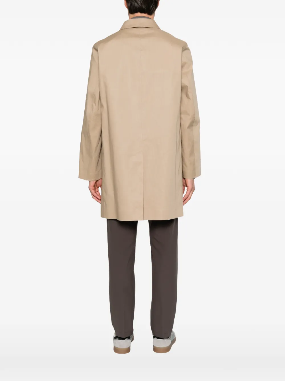 Mackintosh Dunoon GM buttoned coat Beige