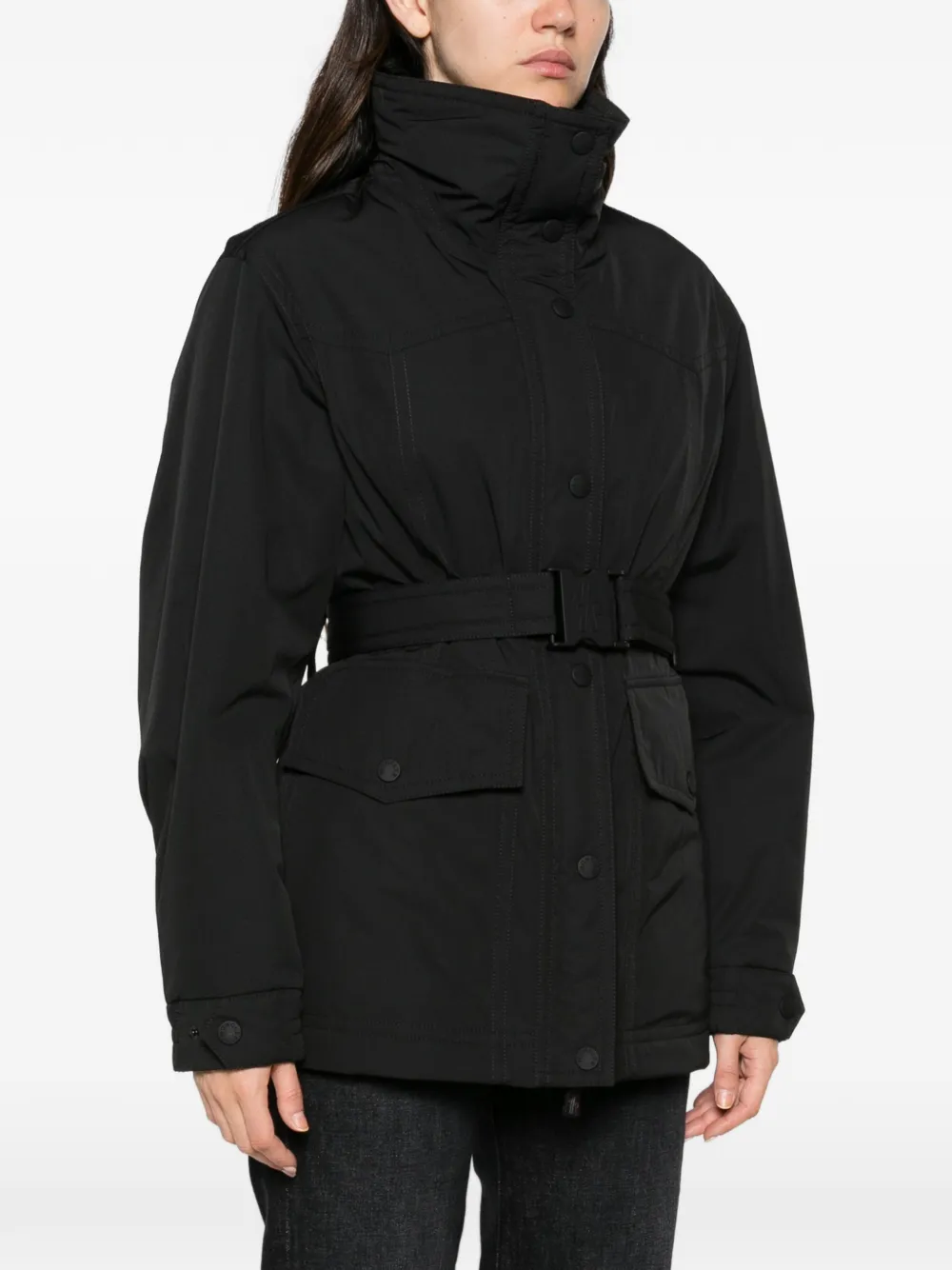 Moncler Grenoble Caramany belted jacket Zwart