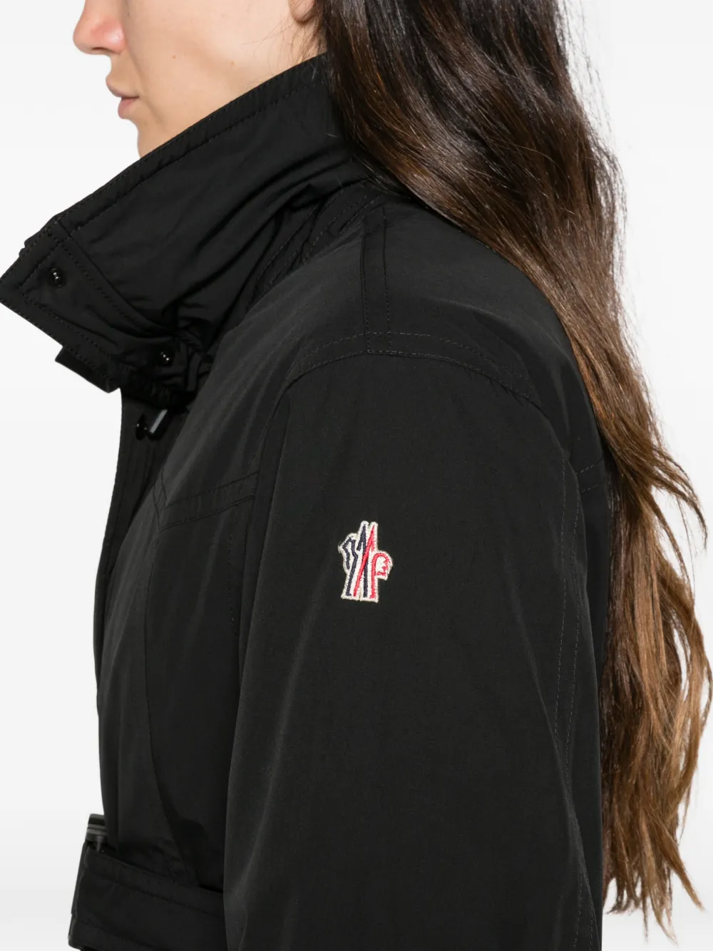 Moncler Grenoble Caramany belted jacket Zwart