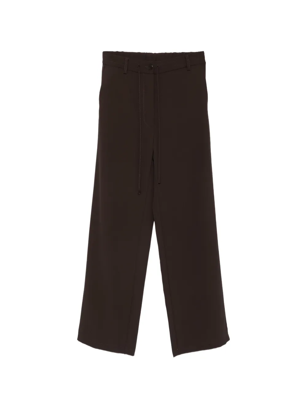 IMPERIAL drawstring wide-leg trousers