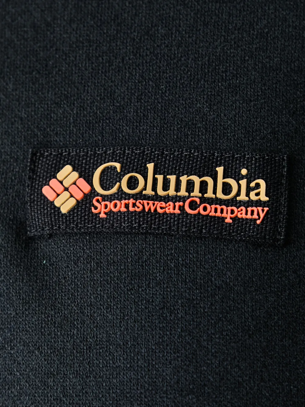 Columbia Sauvie Sky logo-patch sweatshirt Zwart