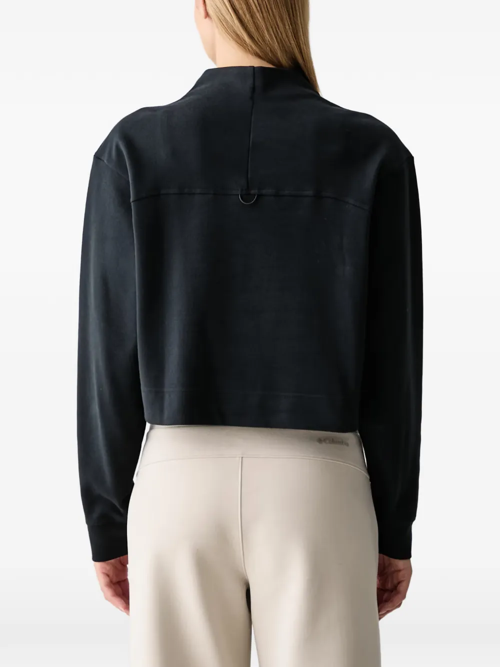 Columbia Sauvie Sky logo-patch sweatshirt Zwart