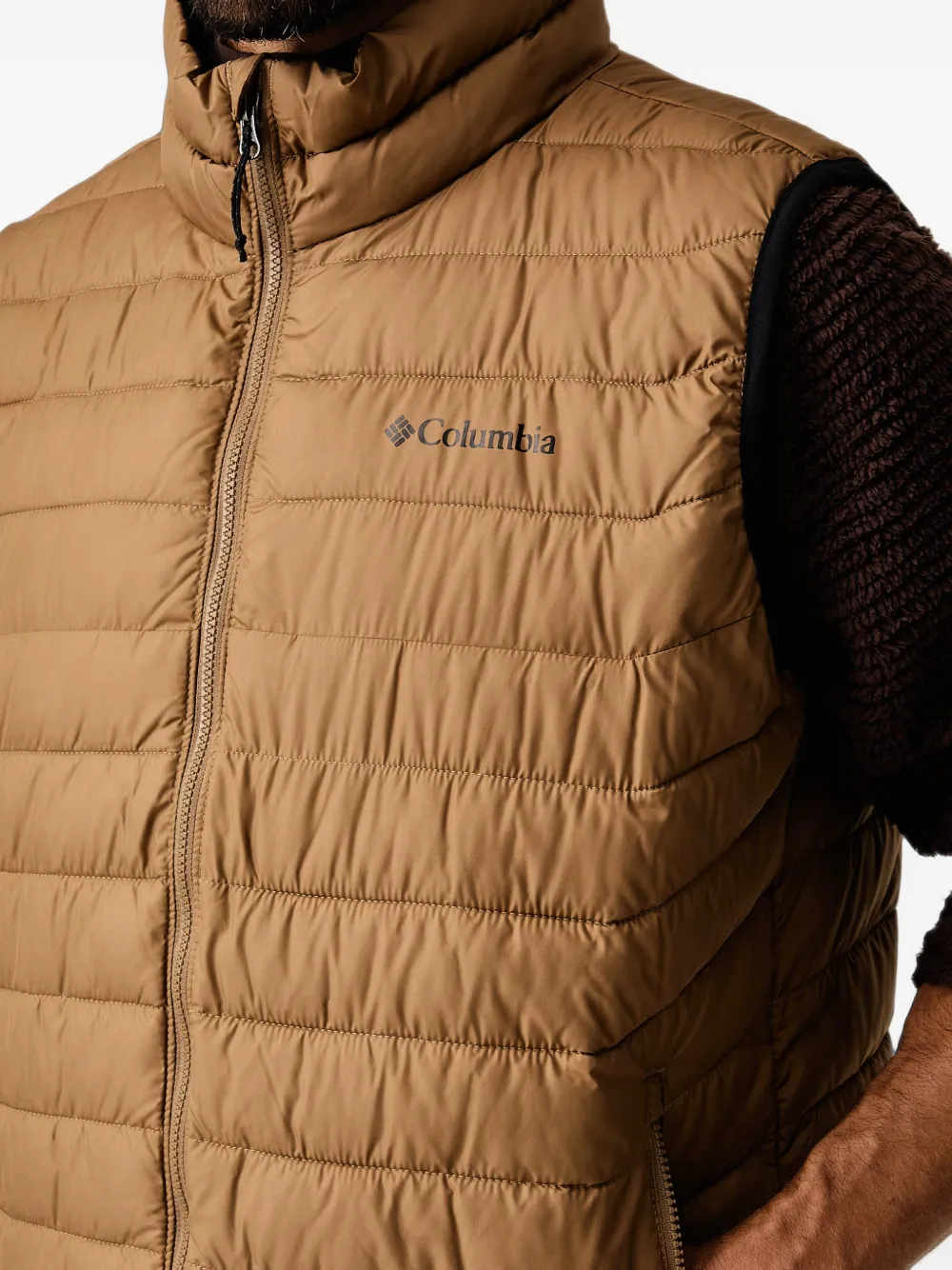 Columbia quilted gilet Bruin