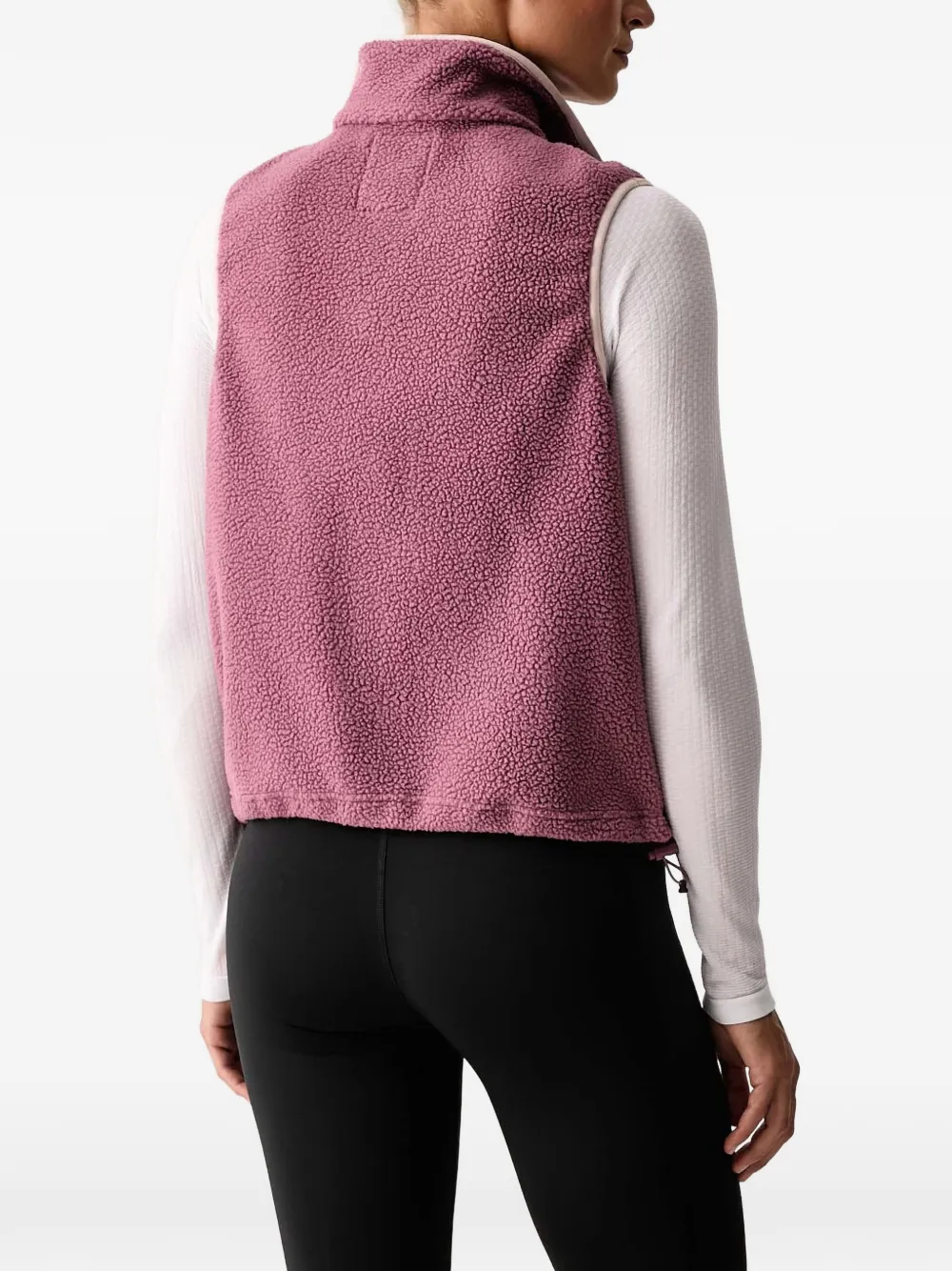 Columbia Helvetia bodywarmer met fleece textuur Paars