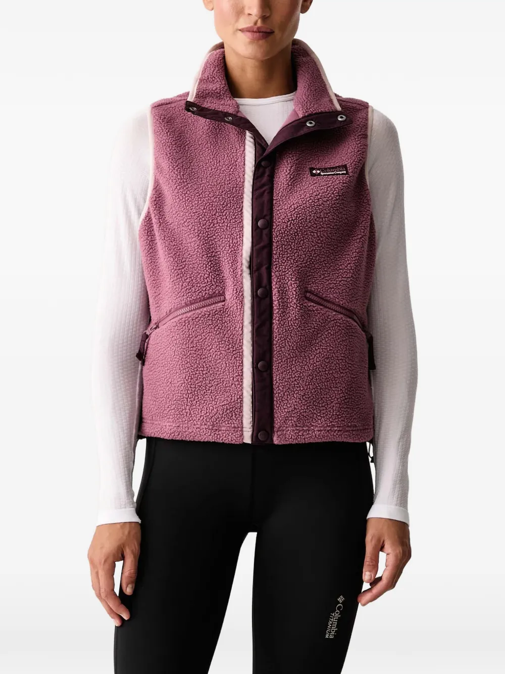 Columbia gilet Helvetia en polaire - Violet Columbia gilet Helvetia en polaire - Violet