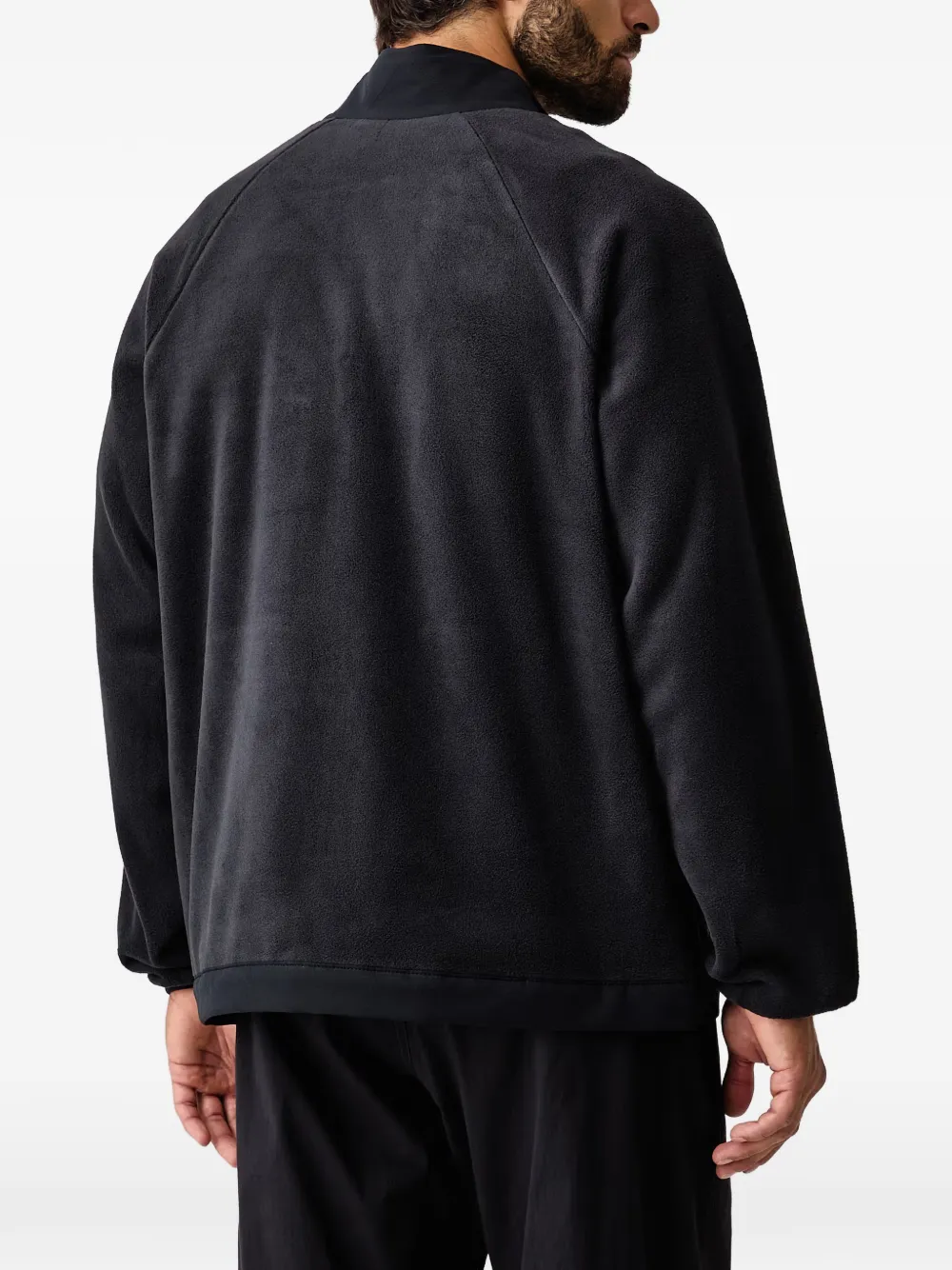 Columbia Sauvie Sky trui met logo-patch en rits Zwart