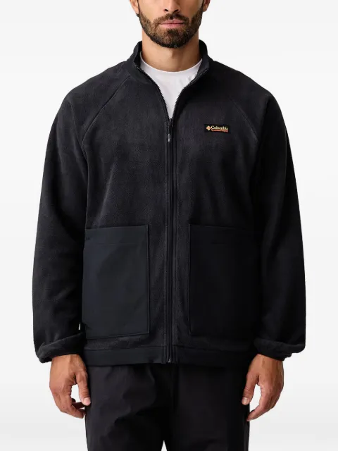 Columbia Sauvie Sky logo-patch zip-up sweater