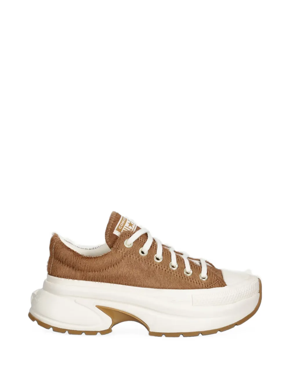 Converse Run Star Crush pony-hair platform sneakers