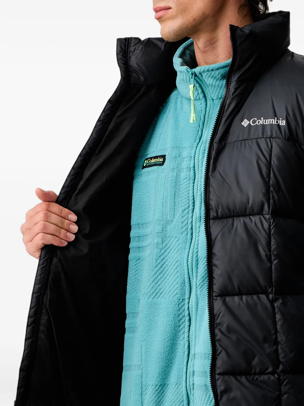 Columbia Puffect gewatteerde bodywarmer Zwart