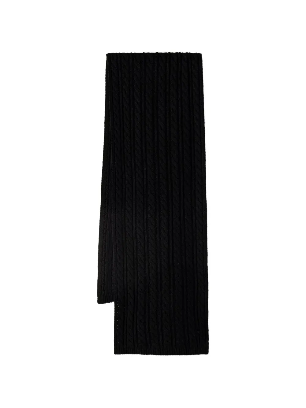 Colmar cable-knit scarf - Nero