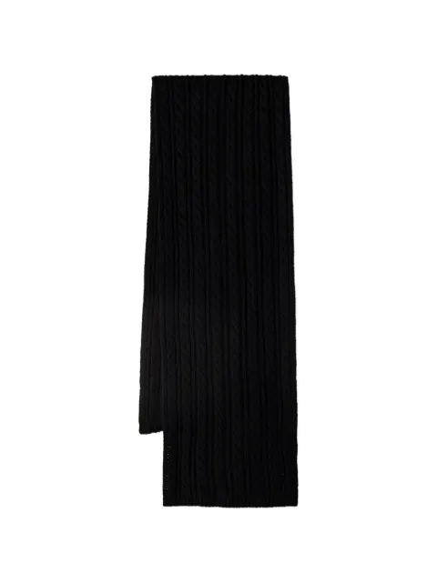 Colmar cable-knit scarf