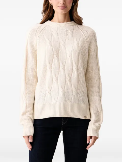 Colmar cable-knit raglan-sleeve sweater