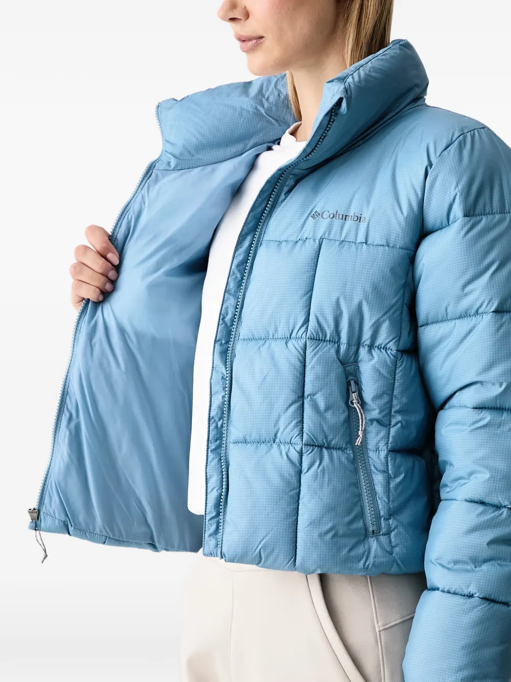 Columbia Ripstop gewatteerd jack Blauw