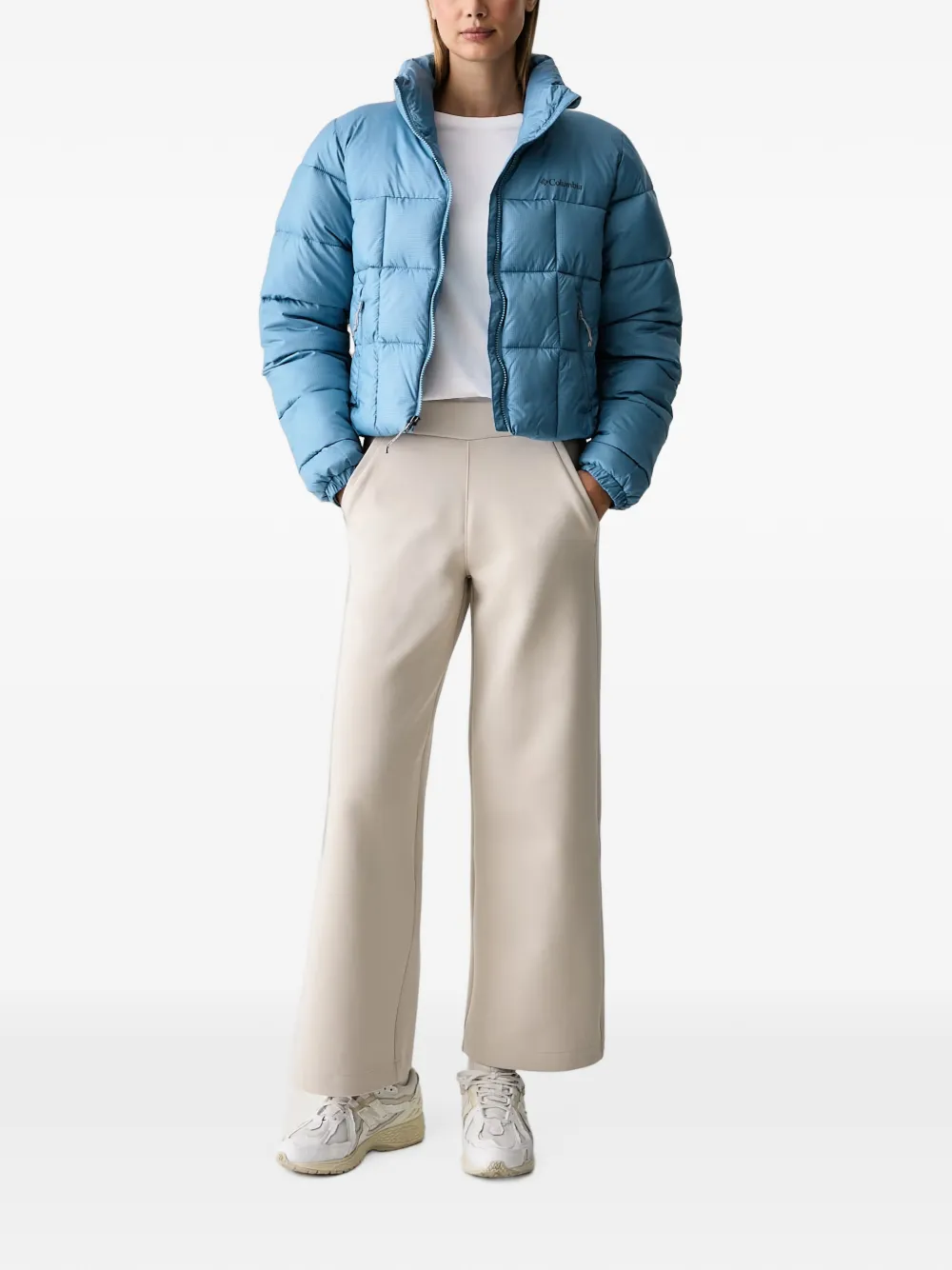 Columbia Ripstop gewatteerd jack Blauw