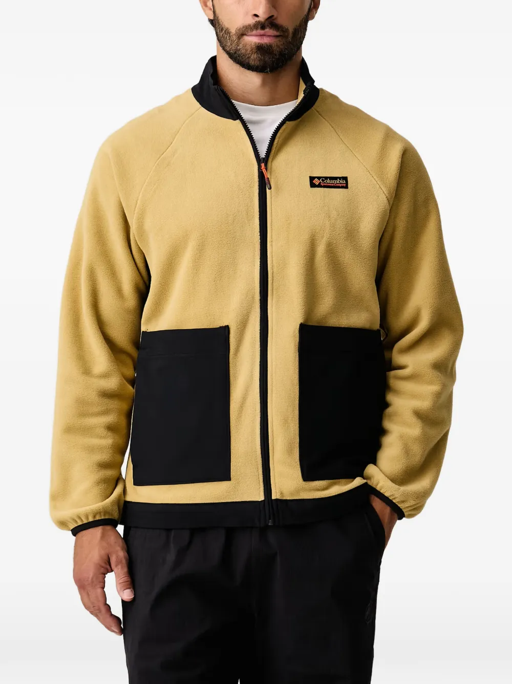 Columbia Sauvie fleece-texture zip-up sweater