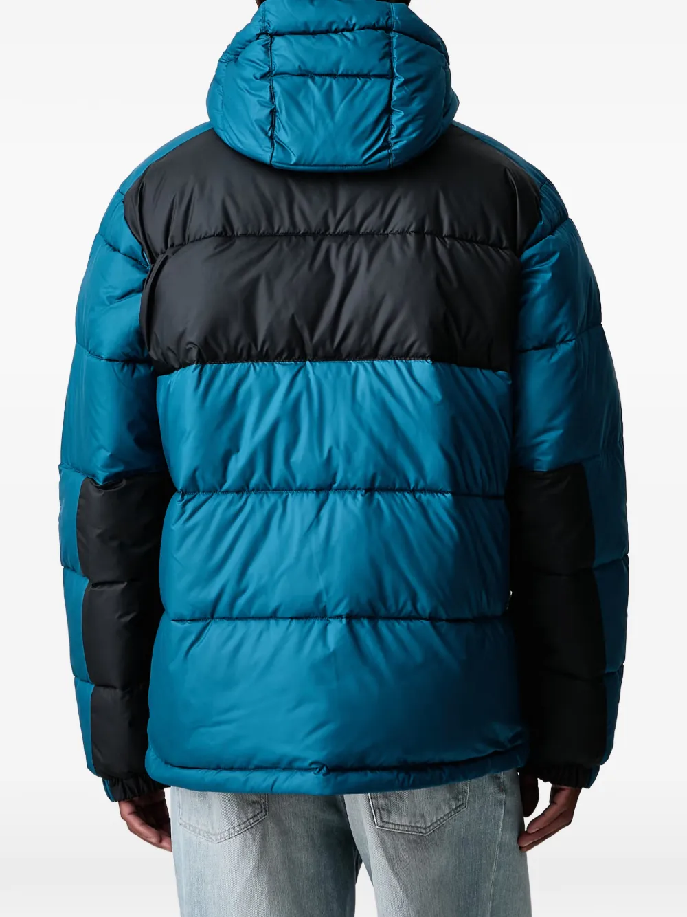 Columbia Pike Lake II colour-block hooded jacket Blauw