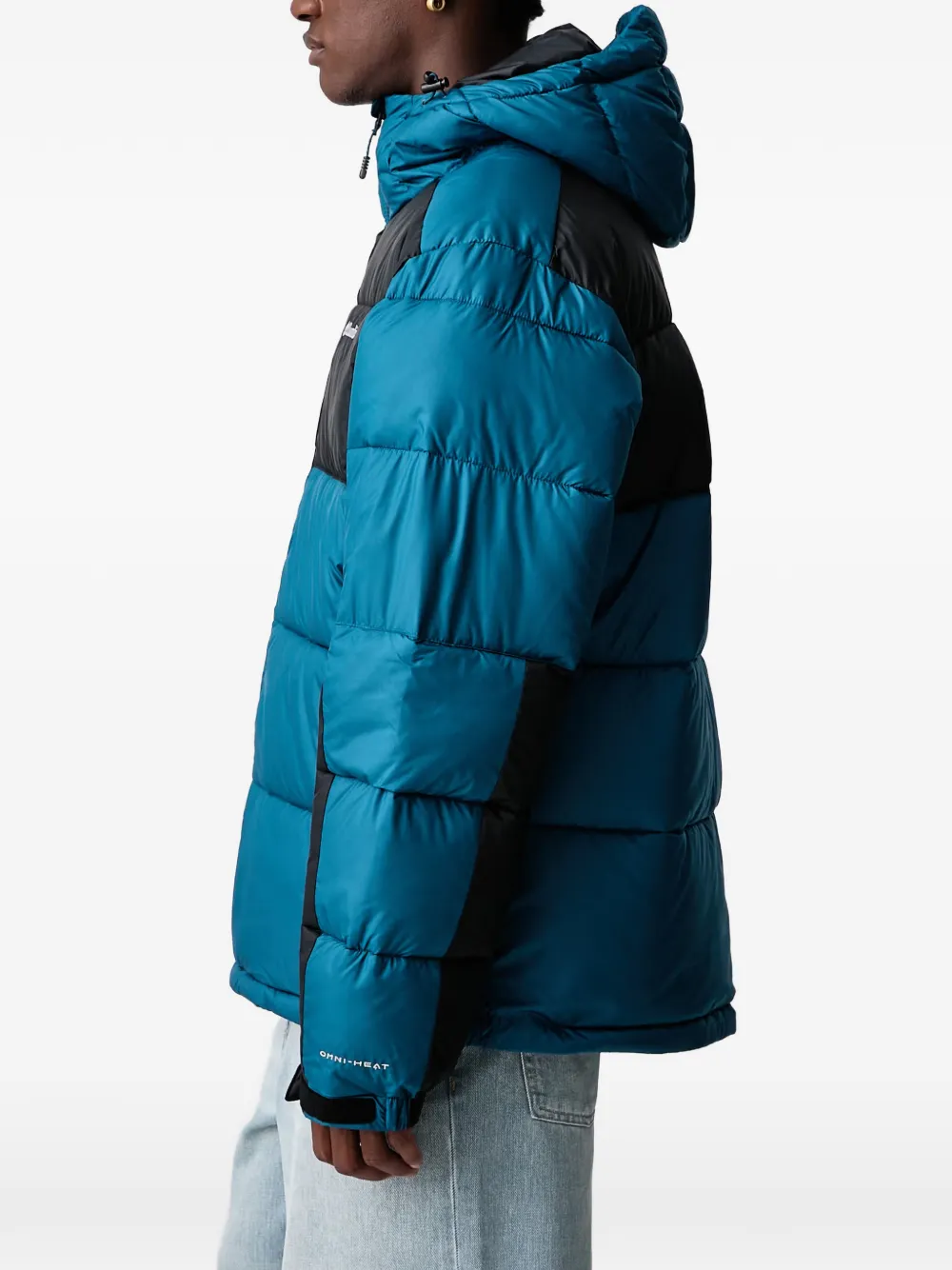 Columbia Pike Lake II colour-block hooded jacket Blauw