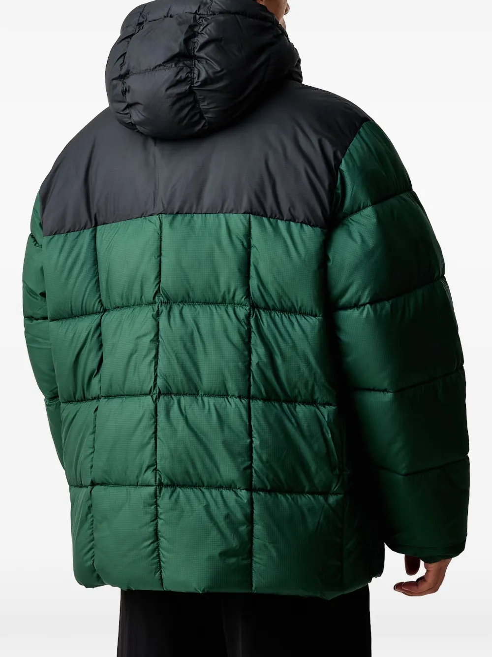 Columbia Jack met colourblocking en capuchon Groen