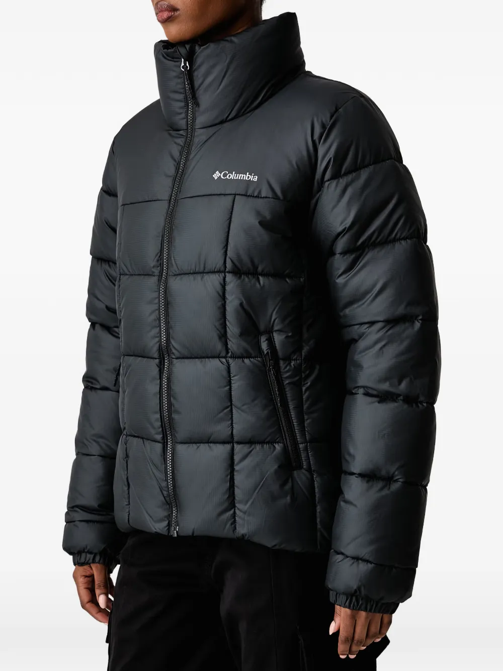 Columbia Ripstop gewatteerd jack Zwart
