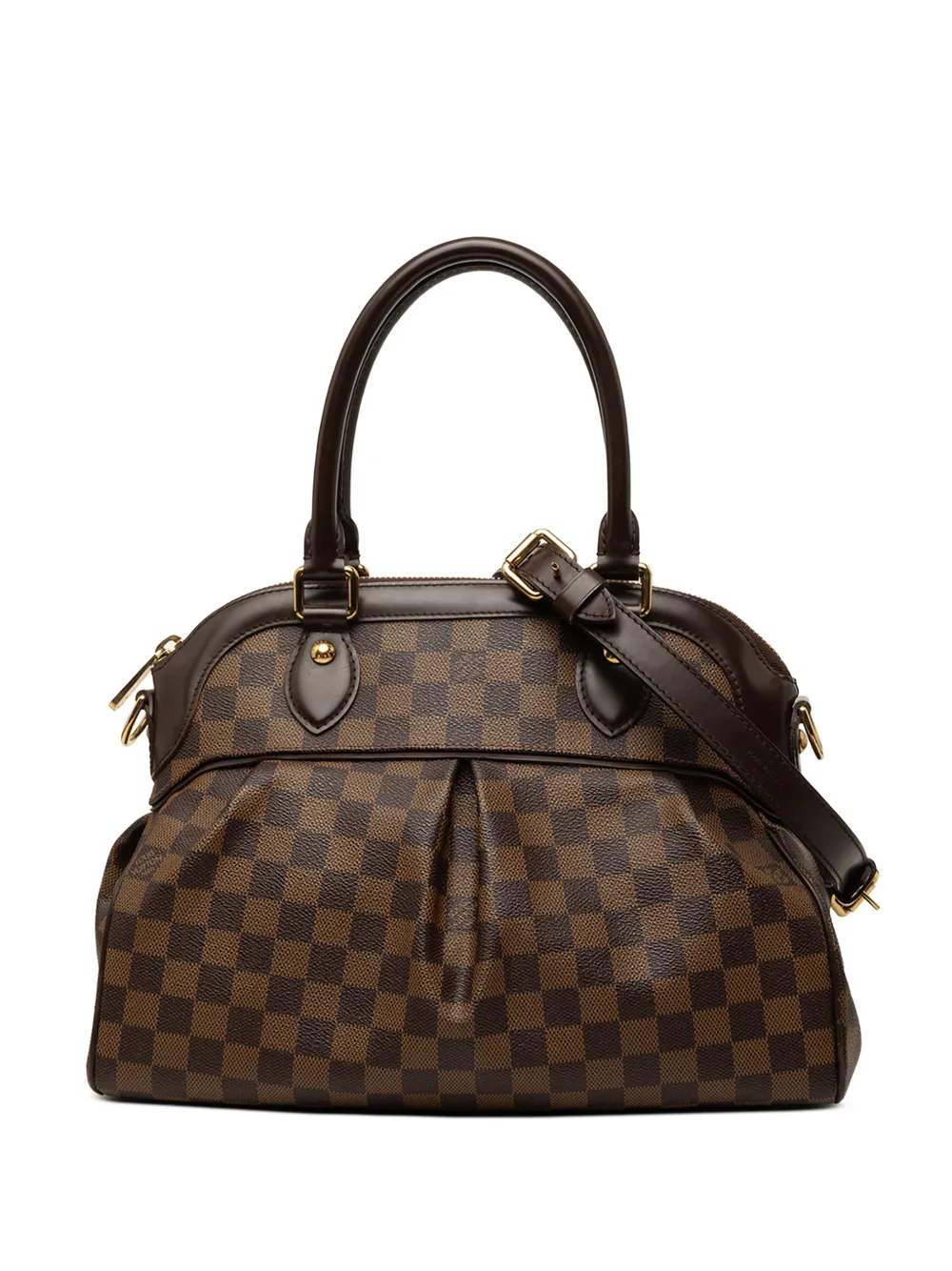 Louis Vuitton Pre-Owned 2008 Damier Ebene Trevi PM satchel - Brown