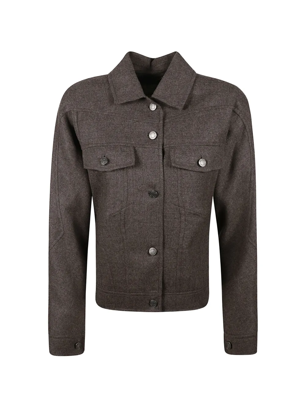 Max Mara button-up shirt bomber jacket
