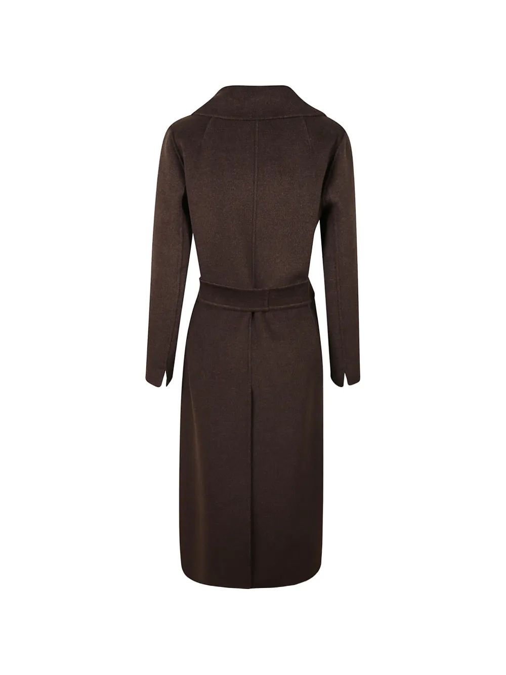 'S Max Mara belted shawl-lapel coat Bruin