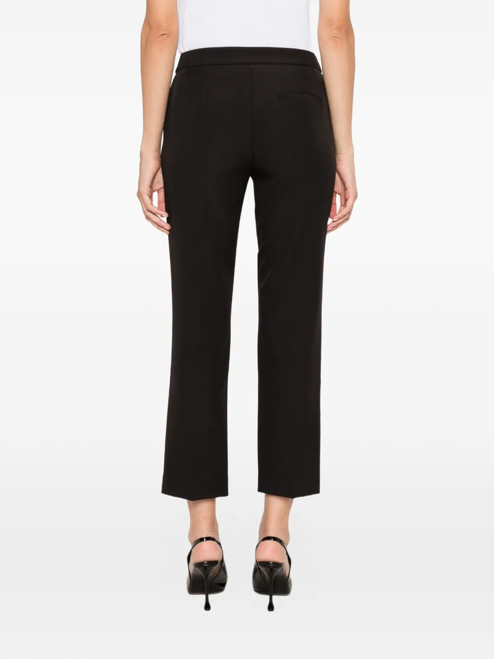 IMPERIAL Broek met zijsplit Zwart