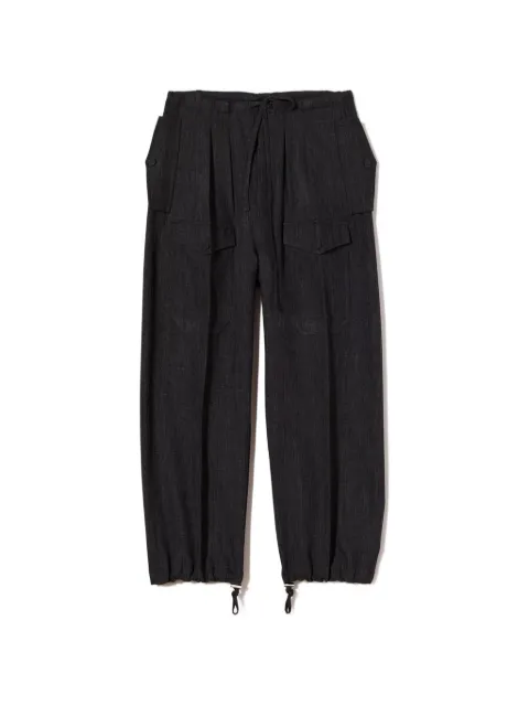 Plan C drawstring cargo pants